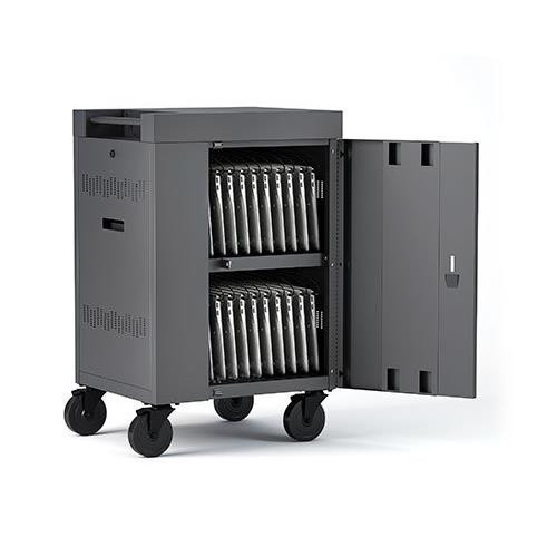Bretford  chariot et rangement roulant Classe mobile de charge et de gestion Charbon de bois - TVCM20PAC-CK