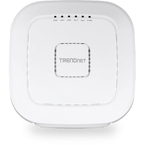 Trendnet  point d'accès réseaux locaux sans fil 867 Mbit/s Blanc Connexion Ethernet, supportant l'alimentation via ce port (PoE) - TEW-826DAP