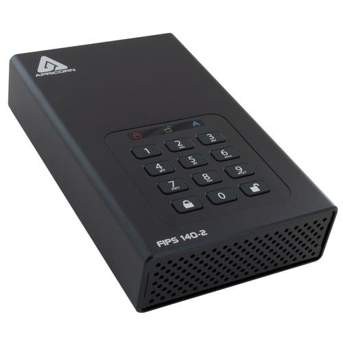 Apricorn Aegis Padlock DT FIPS disque dur externe 16 To USB Type-B 3.2 Gen 1 (3.1 Gen 1) Noir - ADT-3PL256F-16TB