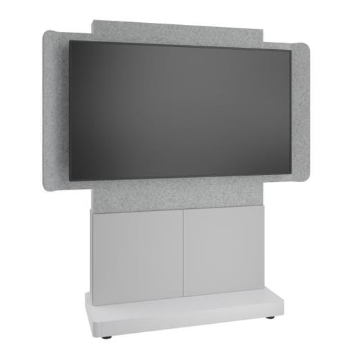 Middle Atlantic Products  support pour téléviseur 139,7 cm (55") Gris, Argent, Blanc - FM-DS-4875FS-AD8W