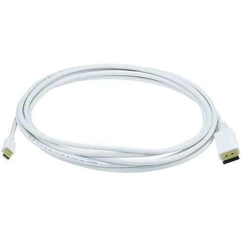 Monoprice  câble DisplayPort 3,048 m Mini DisplayPort Blanc - 6008