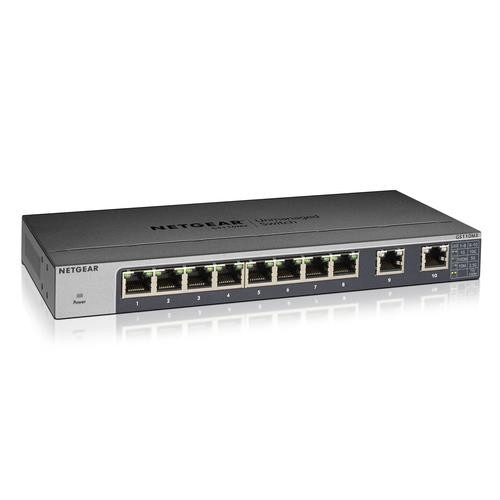 NETGEAR GS110MX Non-géré Gigabit Ethernet (10/100/1000) Noir - GS110MX-100NAS