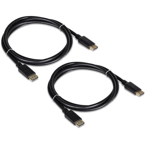 Trendnet  câble DisplayPort 1,8 m Noir - TK-DP06/2