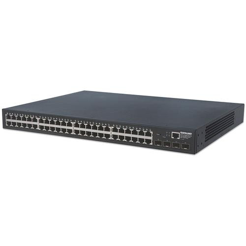 Intellinet  commutateur réseau Géré L2 Gigabit Ethernet (10/100/1000) Noir - 561334