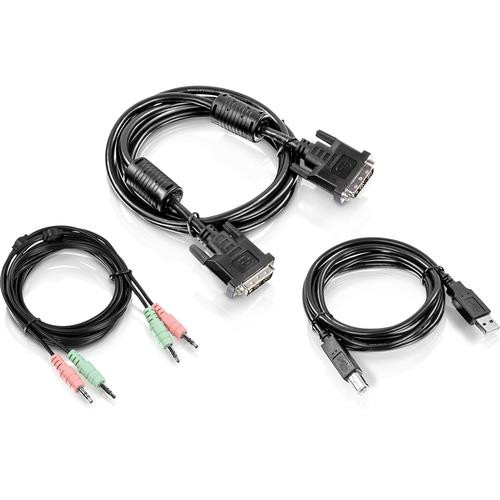 Trendnet  câble kvm Noir 1,8 m - TK-CD06