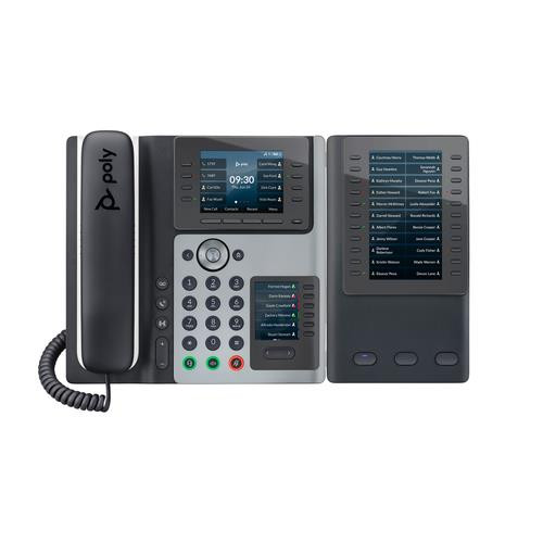 HP Poly Téléphone IP Poly Edge E400 compatible PoE - 82M93AA