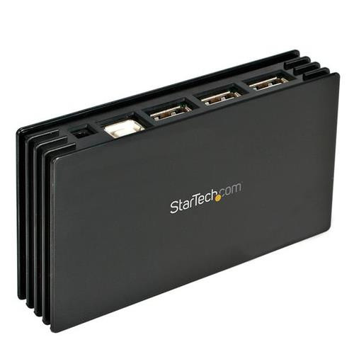 StarTech.com  hub & concentrateur USB 2.0 480 Mbit/s Noir - ST7202USB