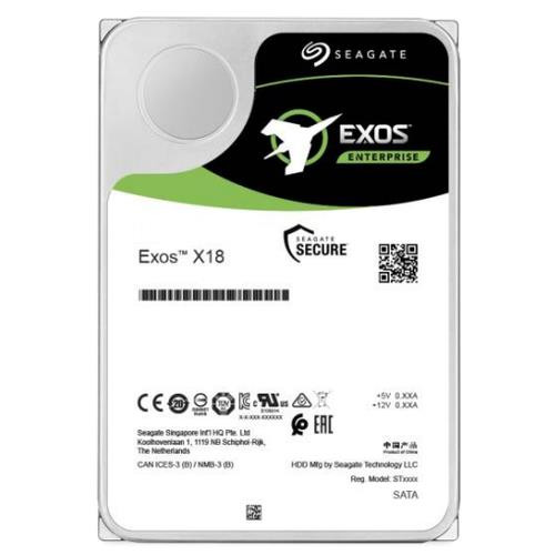 Seagate Exos X18 disque dur 14 To 7200 tr/min 256 Mo 3.5" Série ATA III - ST14000NM001J