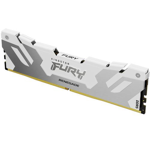 Kingston Technology FURY DIMM DDR5 CL32 16 Go 6400 MT/s Renegade Blanc XMP - KF564C32RW-16 Kingston Technology FURY DIMM DDR5 CL32 16 Go 6400 MT/s Renegade Blanc XMP - KF564C32RW-16