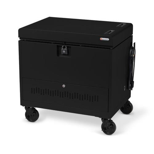 Bretford CUBE Toploader Classe mobile de charge et de gestion Noir - TVTL30CADUSB-BP