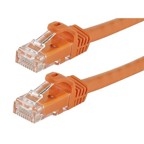 Monoprice 100ft. Cat6 UTP câble de réseau Orange 30,48 m U/UTP (UTP) - 11231