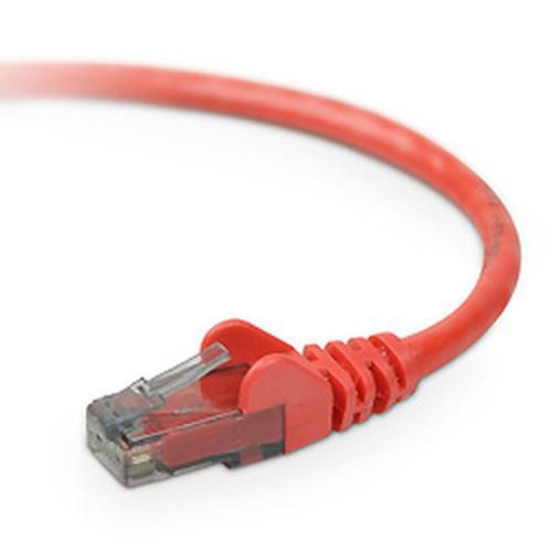 Belkin CAT6 Snagless Networking Cable câble de réseau Rouge 1 m - A3L980-04-RED-S