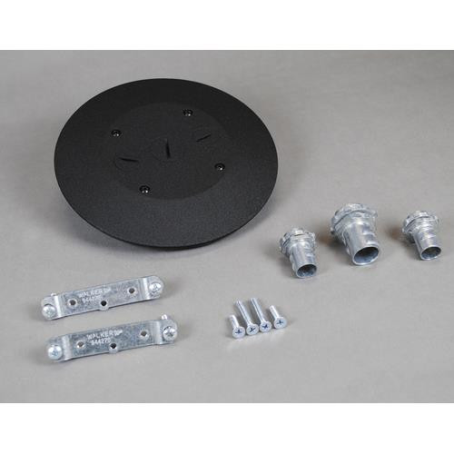 WIREMOLD  Plaque de commutation et obturateur Noir - PSRC9FFTCBK