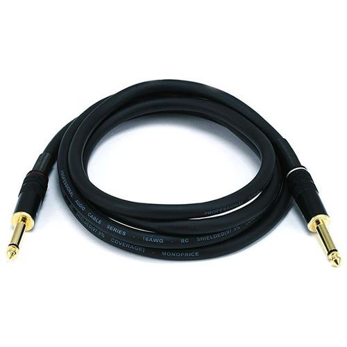 Monoprice 5496 câble audio 1,8 m 6,35 mm TS Noir - 105496