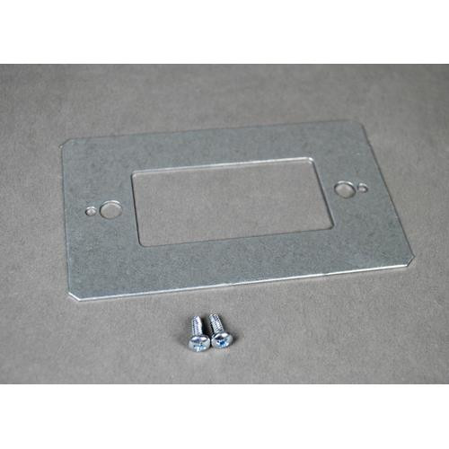 WIREMOLD  Plaque de commutation et obturateur Gris - RFB119-GFI