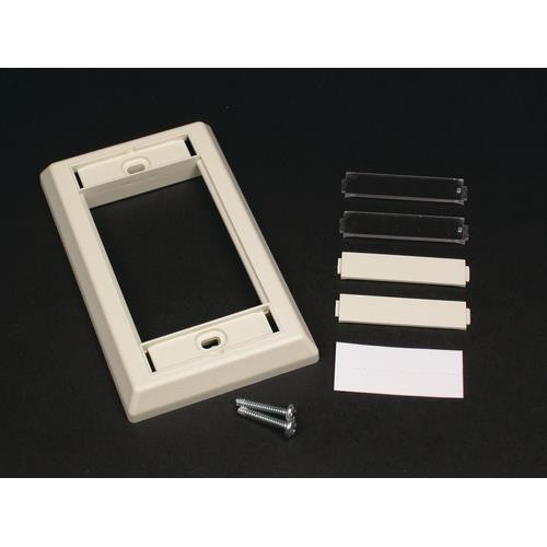 WIREMOLD  Plaque de commutation et obturateur Blanc - CM-SFP-WH