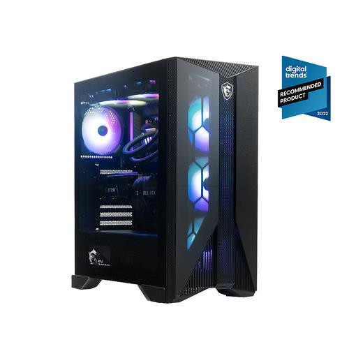 MSI Aegis RS 12NUF-436US Intel® Core™ i7 i7-12700KF 16 Go DDR5-SDRAM 2 To SSD NVIDIA GeForce RTX 4070 Ti Windows 11 Home Bureau PC Noir - AEGIS RS 12NUF-436US