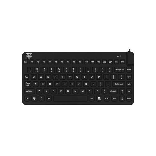 Man & Machine  clavier Médical USB QWERTY Anglais Noir - SCLP/MAG/BKL/B5