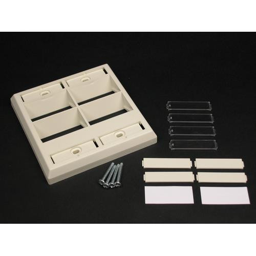 WIREMOLD  Plaque de commutation et obturateur Blanc - CM-DAP