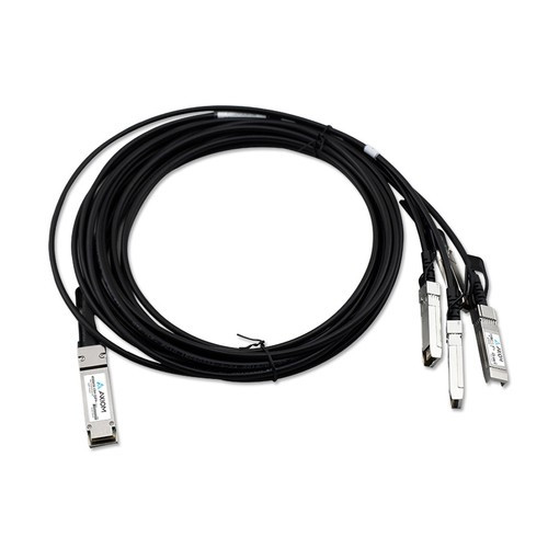 Axiom QSFP+ - 4 SFP+ 1m câble InfiniBand et à fibres optiques QSFP+ 4x SFP+ Noir, Argent - AA1404033-E6-AX