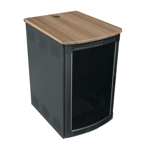 Middle Atlantic Products  étagère 25U Rack autonome Noir, Bois - BGR-25SA32MDK-DC