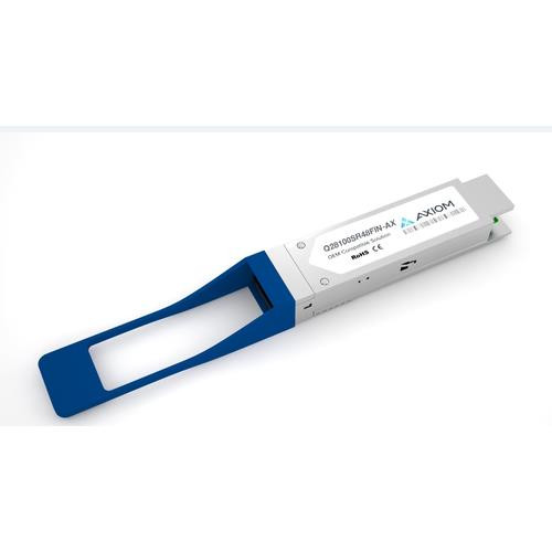 Axiom  module émetteur-récepteur de réseau Fibre optique 100000 Mbit/s QSFP28 850 nm - Q28100SR48FIN-AX
