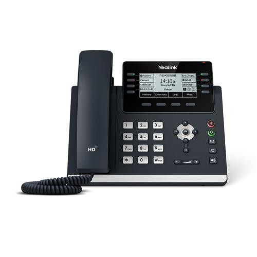 Yealink SIP-T43U téléphone fixe Gris 12 lignes LCD Wifi - 1301202
