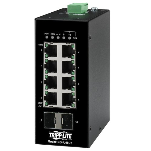 Tripp Lite  commutateur réseau Non-géré Gigabit Ethernet (10/100/1000) Noir - NGI-U08C2