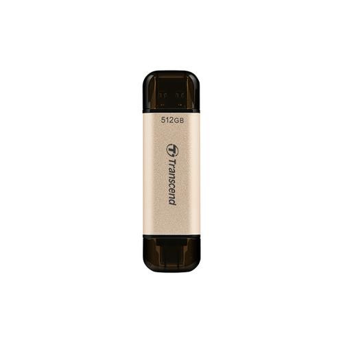 Transcend JetFlash 930C lecteur USB flash 512 Go USB Type-A / USB Type-C 3.2 Gen 1 (3.1 Gen 1) Or - TS512GJF930C