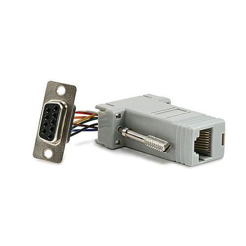 Monoprice  changeur de genre de câble DB9F RJ-45 Gris, Argent - 1152