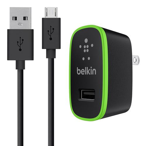 Belkin  chargeur d'appareils mobiles Universel Noir, Vert Secteur Intérieure - F8M886TT04-BLK