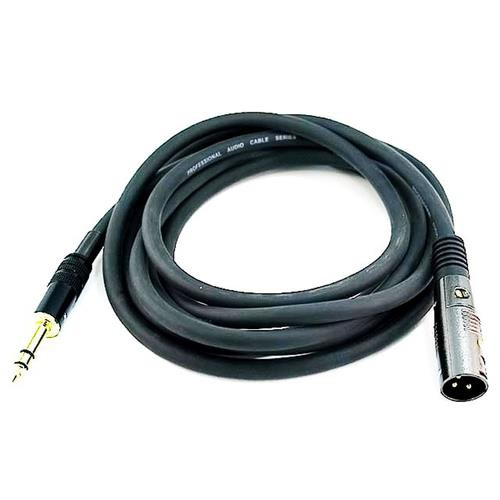 Monoprice  câble audio 3 m 6,35 mm TRS XLR (3-pin) Noir - 4762