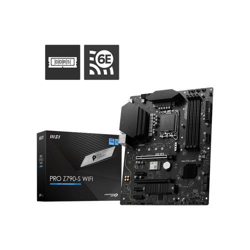 MSI  carte mère Intel Z790 LGA 1700 ATX - PRO Z790-S WIFI MSI  carte mère Intel Z790 LGA 1700 ATX - PRO Z790-S WIFI