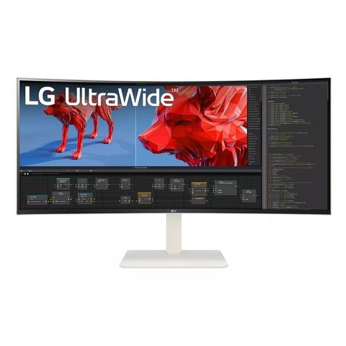 LG  écran plat de PC 96,5 cm (38") 3840 x 1600 pixels UltraWide Quad HD LCD Blanc - 38WR85QC-W