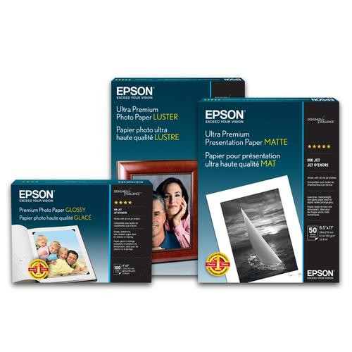 Epson  papier jet d'encre Gloss Blanc - S045190