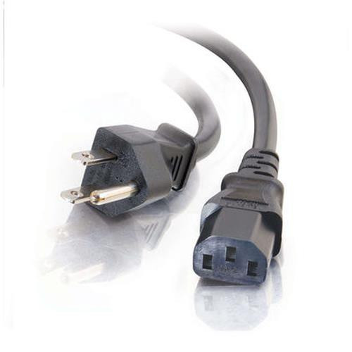 C2G 6ft Shielded Universal 18 AWG Power Cord Noir 1,82 m - 03133