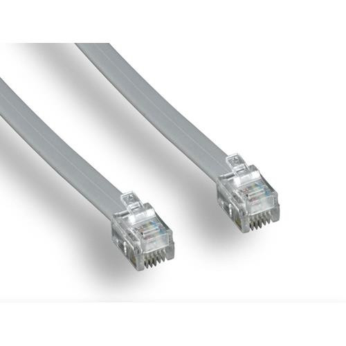 Monoprice  câble de téléphone 4,2 m Acier satin - 941