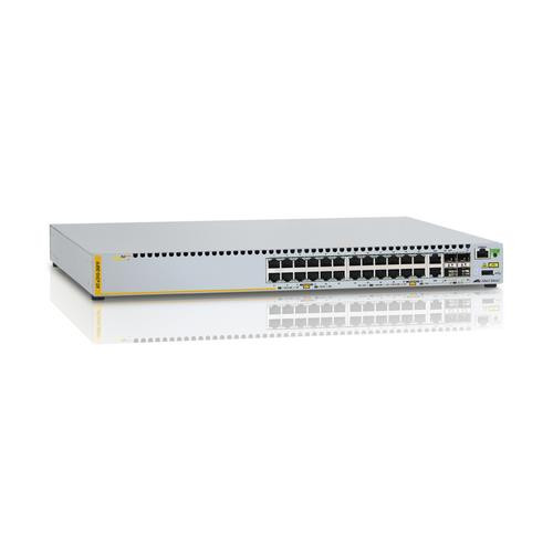 Allied Telesis  commutateur réseau Géré L3 Gigabit Ethernet (10/100/1000) Connexion Ethernet, supportant l'alimentation via ce port (PoE) Gris - AT-X310-26FP-10