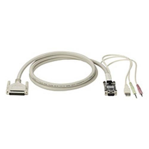 Black Box  câble kvm Blanc 1,5 m - EHN485A-0005