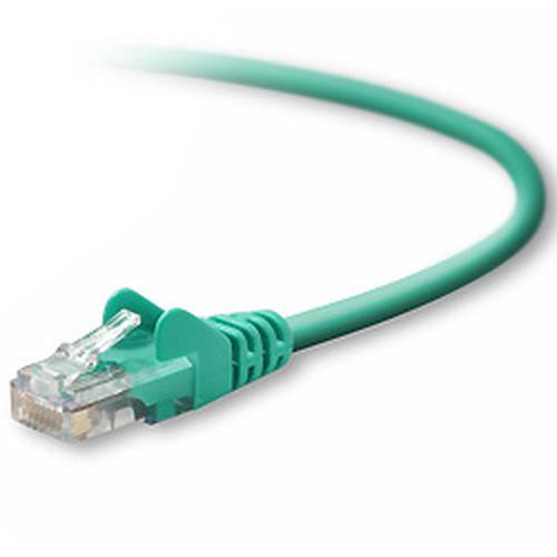 Belkin RJ45 Cat5e Patch Cable, Snagless Molded, 2m câble de réseau Vert - A3L791B07-GRN-S