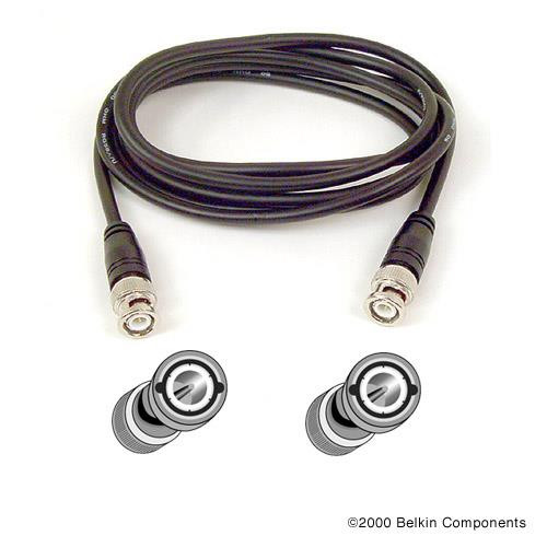 Belkin 50-Ohm Coaxial Cable câble coaxial 1,8 m BNC Noir - F3K101-06-E
