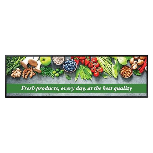 Samsung SH37C Conception panoramique 94 cm (37") LCD Wifi 700 cd/m² Noir Tizen 7.0 24/7 - LH37SHCEBGBXZA