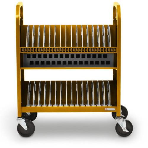 Bretford CUBE Transport Cart Classe mobile de charge et de gestion Jaune - TVCT30AC-90DMUS