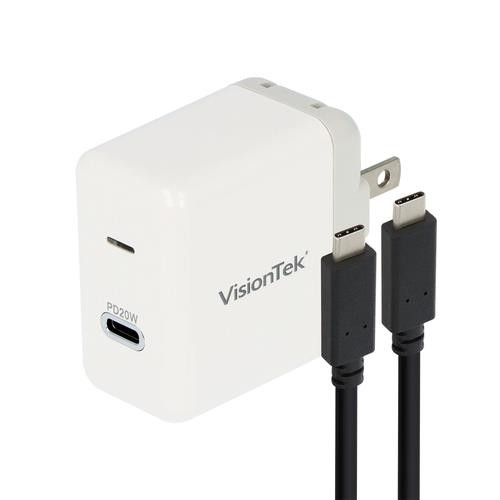 VisionTek  chargeur d'appareils mobiles Smartphone, Tablette Blanc Secteur Charge rapide Intérieure, Extérieure - 901553