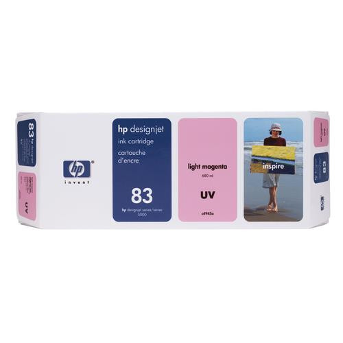 HP Cartouche d'encre magenta clair UV 83 (680 ml) tête d’impression A jet d'encre thermique - C4945A