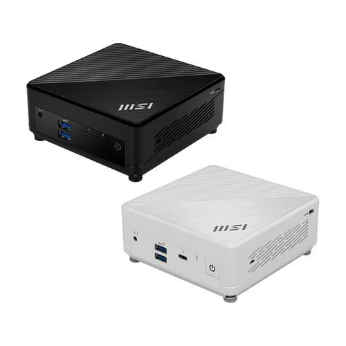 MSI Cubi 12M-027US Intel® Core™ i7 i7-1255U 16 Go DDR4-SDRAM 512 Go SSD Windows 11 Pro Mini PC Station de travail Noir, Blanc - CUBI512M027