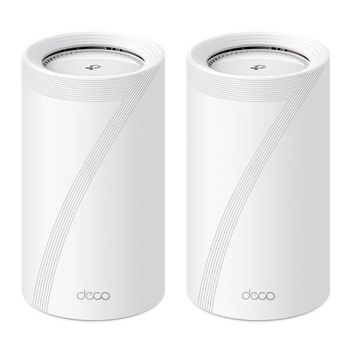 TP-Link Deco BE85 (2-Pack) Tri-bande (2,4 GHz / 5 GHz / 6 GHz) Wi-Fi 7 (802.11be) Blanc 4 Interne - DECO BE85(2-PACK)