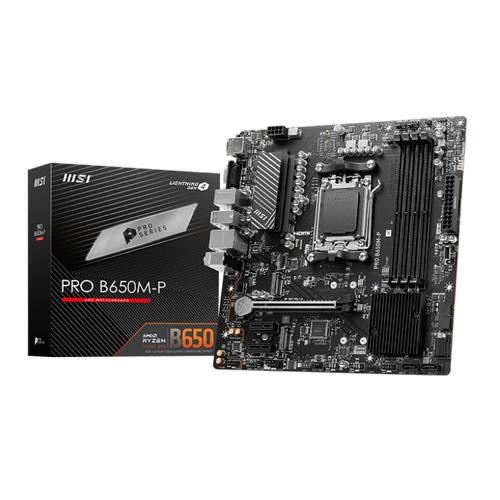 MSI  carte mère AMD B650 Emplacement AM5 micro ATX - PRO B650M-P MSI  carte mère AMD B650 Emplacement AM5 micro ATX - PRO B650M-P