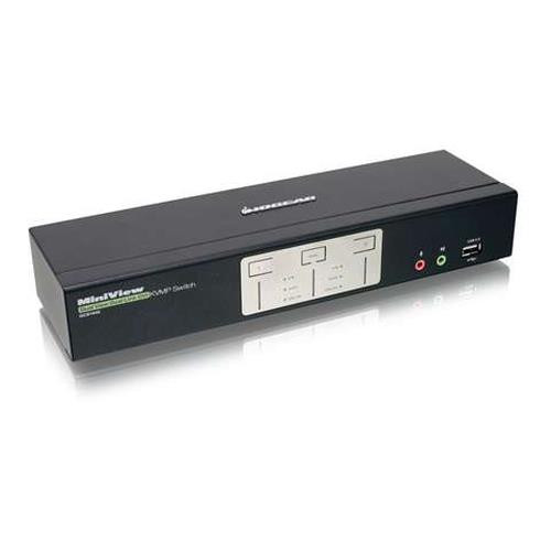 iogear  commutateur écran, clavier et souris Noir - GCS1642