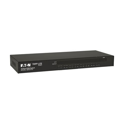 Tripp Lite  commutateur écran, clavier et souris Grille de montage Noir - B042-016 Tripp Lite  commutateur écran, clavier et souris Grille de montage Noir - B042-016